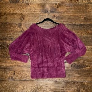 Anthro Fuzzy Sweater